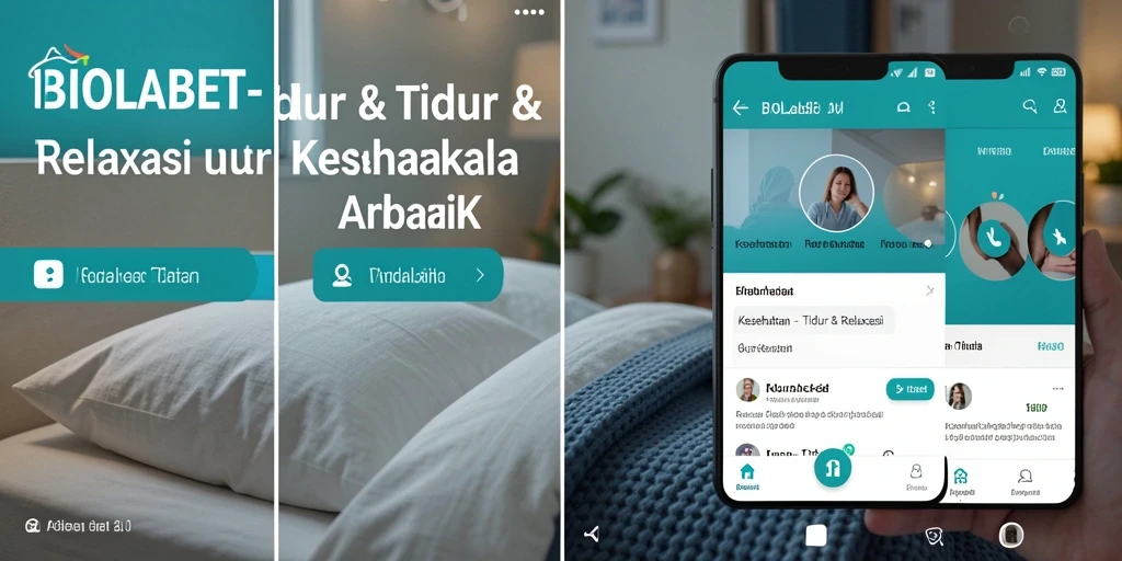 Antarmuka BIOLABET yang sederhana dan fungsional untuk relaksasi.