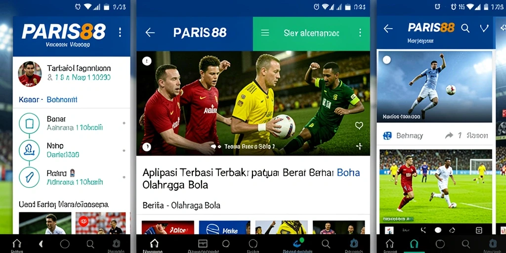 Tampilan antarmuka aplikasi PARIS88 yang menarik dan informatif.