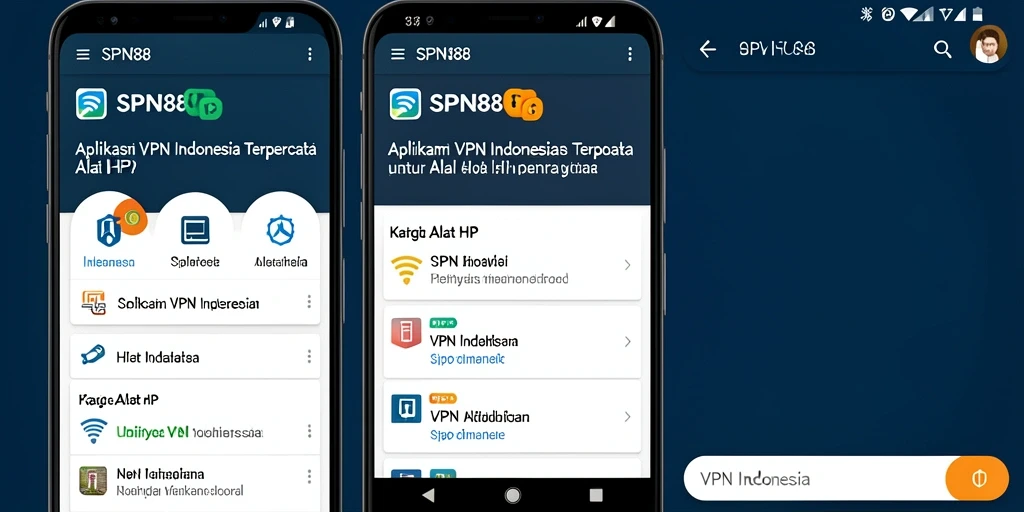 Antarmuka SPN88 yang modern dan mudah digunakan.