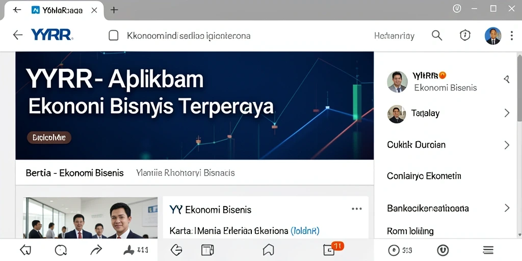 Antarmuka aplikasi YYRR yang informatif dan menarik.