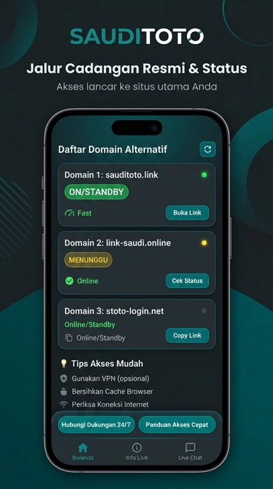 Link Alternatif Sauditoto untuk Pengguna Android