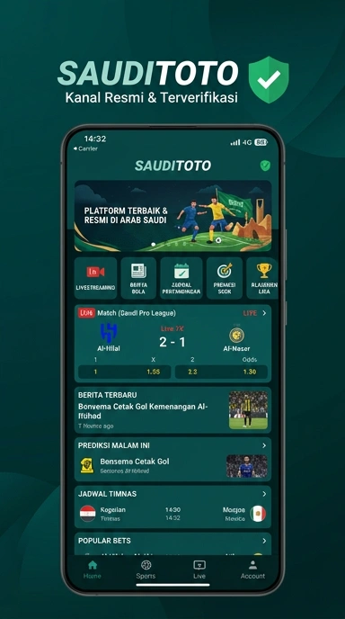 Kanal Resmi Sauditoto untuk Pengguna Android